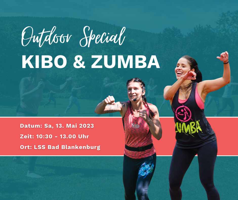 Outdoor Special KIBO und Zumba, 13. Mai 2023